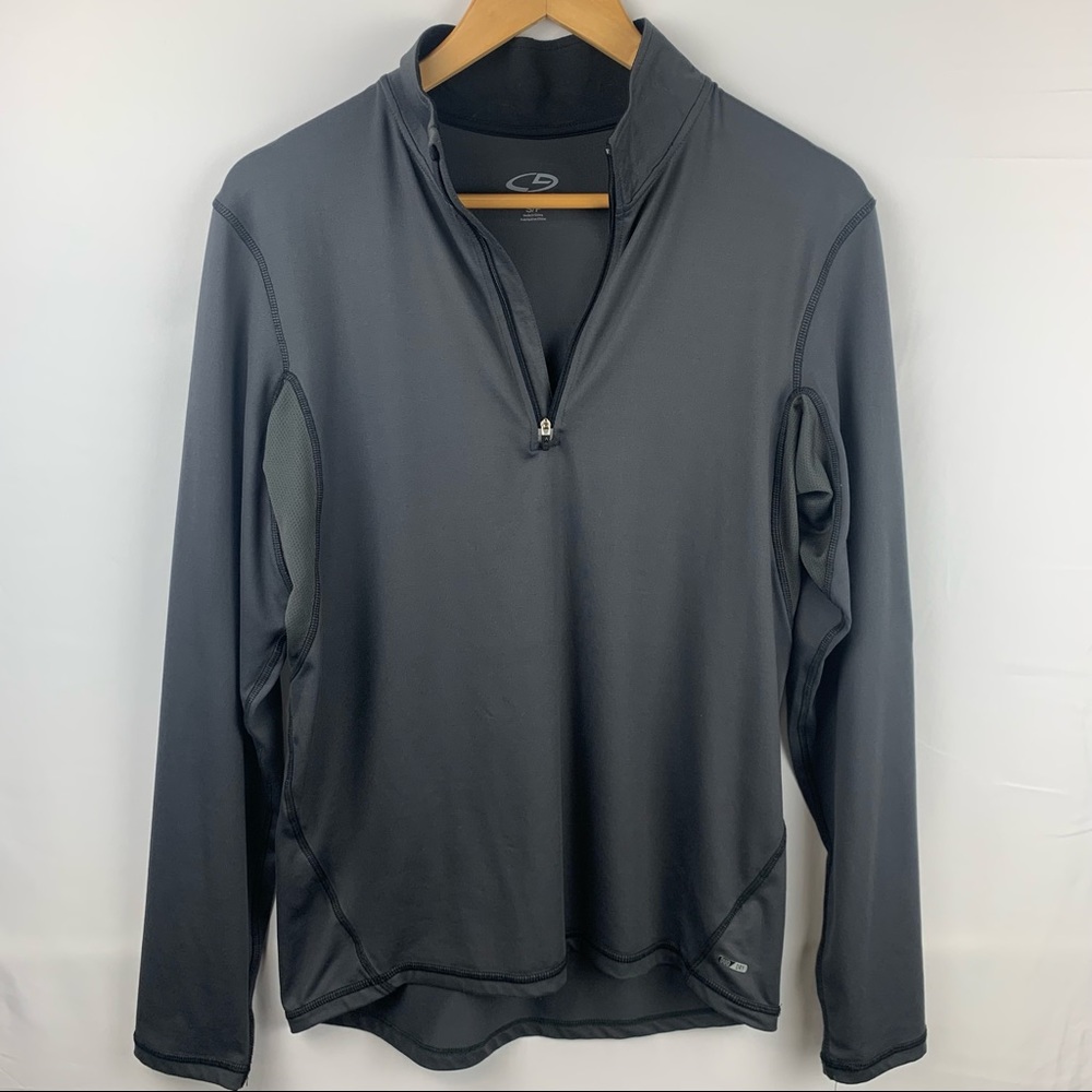 C9 by Champion Duo Dry 1/2 Zip Gray Pullover